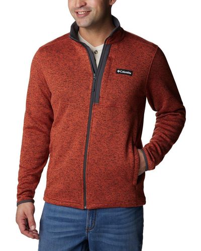 Columbia Rollkragenpullover Sweater Weather Full Zip - Rot
