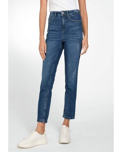 Basler 5-Pocket-Jeans Cotton mit modernem Design - Blau