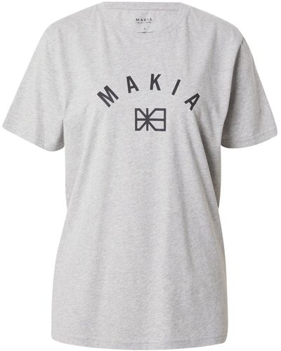 Makia T-Shirt (1-tlg) - Grau