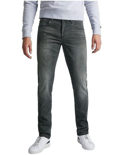 PME LEGEND 5-Pocket-Jeans uni (1-tlg) - Grau