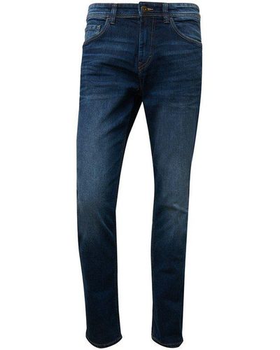 Tom Tailor 5-Pocket-Jeans mittel-grau (1-tlg) - Blau