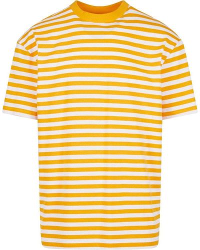 Urban Classics T-Shirt Regular Stripe Tee - Gelb