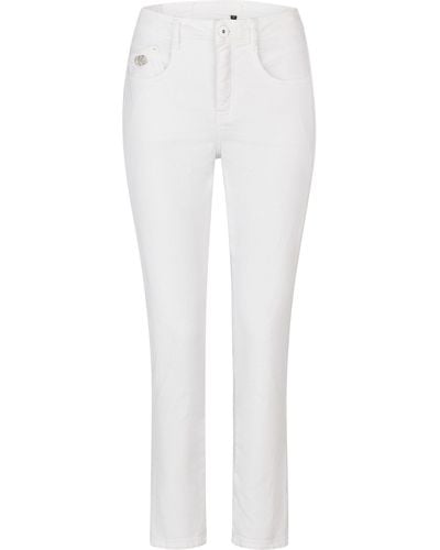 MARC AUREL Skinny-fit-Jeans aus recycelter Baumwollmischung mit Stretch - Weiß