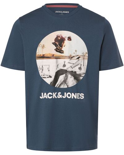 Jack & Jones T-Shirt JJNavin - Blau