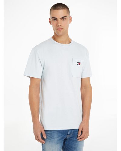 Tommy Hilfiger T-Shirt TJM CLSC BADGE POCKET TEE - Weiß