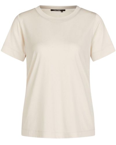 MARC AUREL T-Shirt mit Rundhalsausschnitt - Weiß