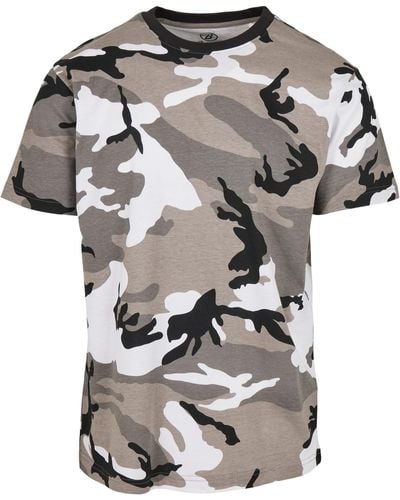 BRANDIT Kurzarmshirt Premium Shirt (1-tlg) - Grau