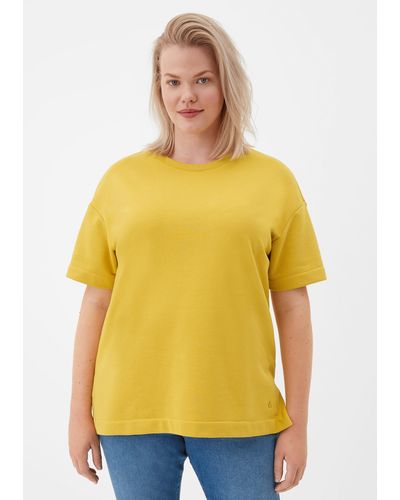Triangle Sweatshirt mit kurzen Ärmeln - Gelb