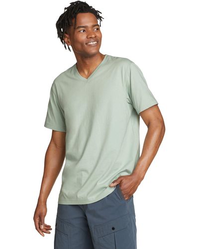Eddie Bauer T- Legend Wash Pro Shirt 100% Baumwolle - Grün