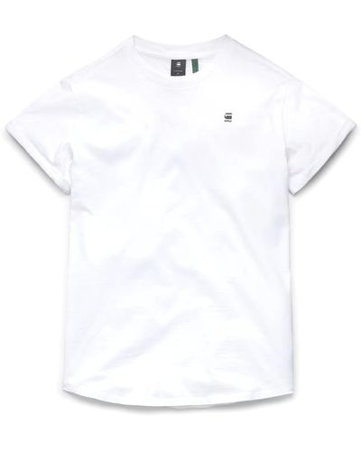 G-Star RAW T-Shirt Lash mit Rundhalsausschnitt (1-tlg) - Weiß
