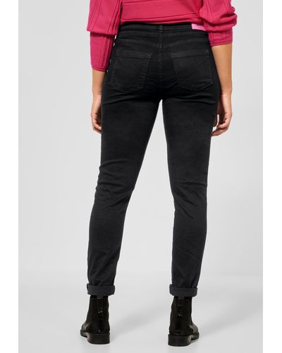 Street One Comfort-fit-Jeans 4-Pocket Style - Schwarz