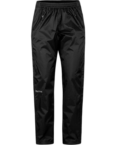Marmot Outdoorhose PreCip® Eco Full Zip Pant mit verstellbaren Beinabschlüssen - Schwarz