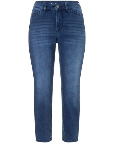 M·a·c 5-Pocket- Jeans DREAM SUMMER Straight Fit (1-tlg) - Blau