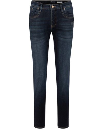 RAFFAELLO ROSSI 5-Pocket- Jeans Nomi Slit - Blau