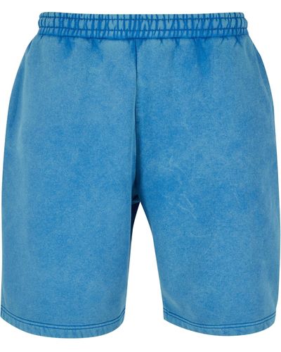 Urban Classics Sweatshorts Heavy Stone Washed Sweat Shorts (1-tlg) - Blau