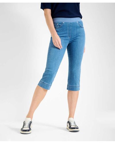 RAPHAELA by BRAX 5-Pocket-Jeans Style PAMINA CAPRI - Blau