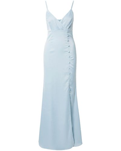 MissPap Abendkleid (1-tlg) Falten - Blau