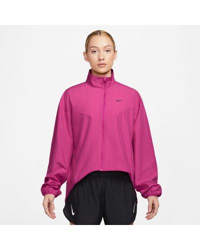 Nike Laufjacke DRI-FIT SWOOSH WOMEN'S JACKET - Pink