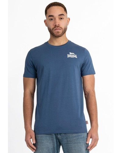Lonsdale London T-Shirt Whiteness - Blau
