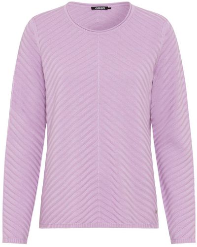 Olsen Sweatshirt Pullover Long Sleeves - Lila
