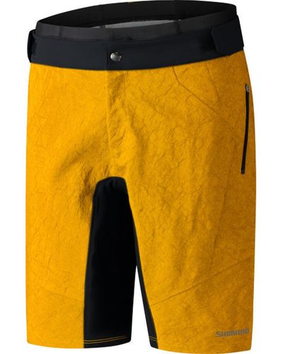 Shimano Fahrradhose Shorts REVO w/o Inner Short - Gelb