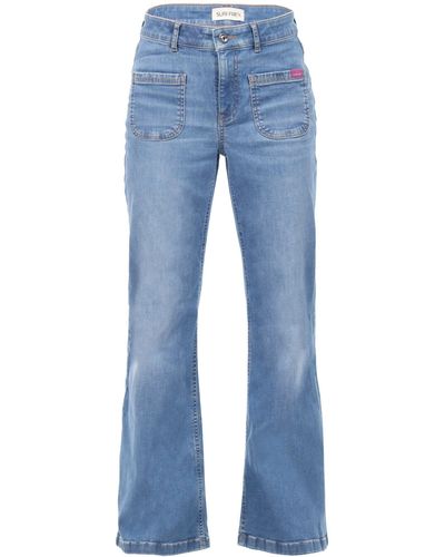 SURI FREY Bootcut-Jeans SFY Freyday (1-tlg) Mid Waist - Blau