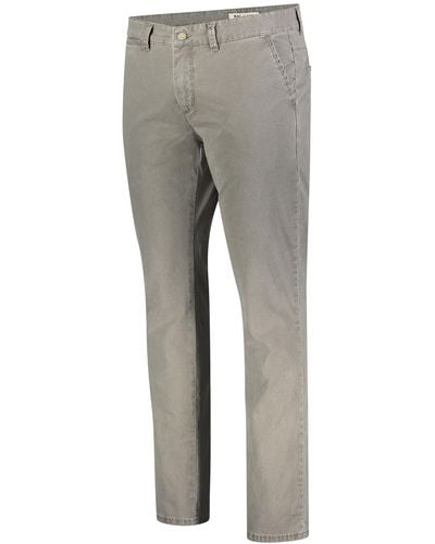 M·a·c 5-Pocket-Jeans LENNOX reed printed 6365-00-0676L 346B - Grau