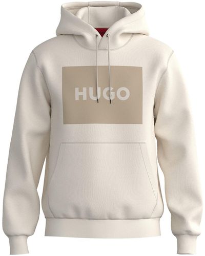 HUGO Hoodie Duratschi (1-tlg) - Weiß