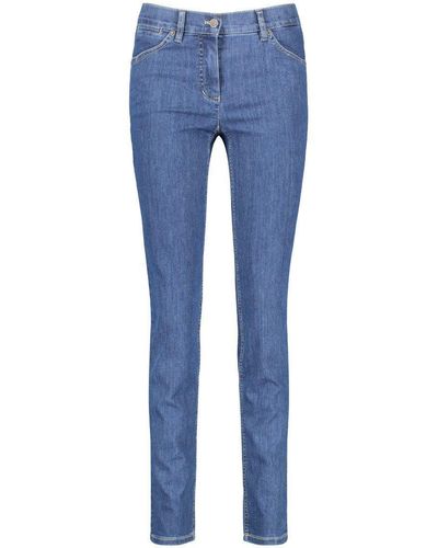 Gerry Weber 5-Pocket-Jeans SKINNY FIT4ME (92391-67950) von - Blau