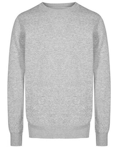 Promodoro Sweatshirt X.O Sweater Men, Molton-Brushed - Grau