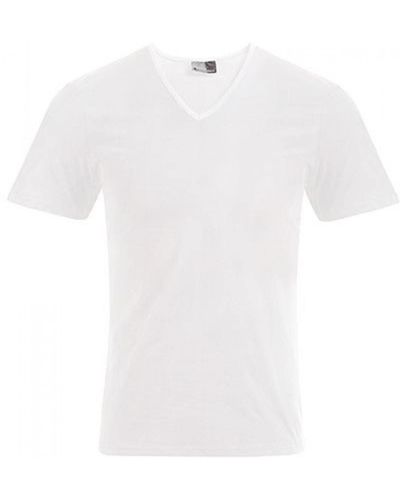 Promodoro Men ́s Slim Fit V-Neck T-Shirt - Weiß