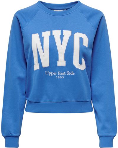 ONLY Sweatshirt - Blau