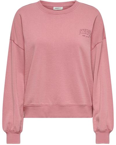 ONLY Kurzarmshirt - Pink