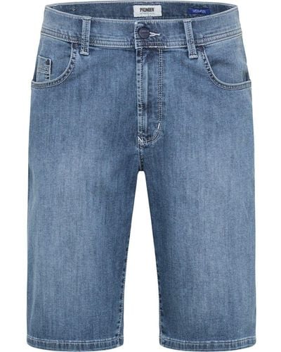 Pioneer Authentic 5-Pocket-Jeans PIONEER FINN MEGAFLEX stone used 1303 9948.06 - Blau