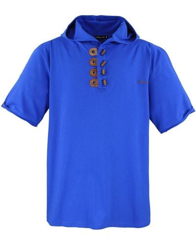Lavecchia T- Übergrößen Kapuzenshirt LV-609 shirt Kapuzen Shirt - Blau
