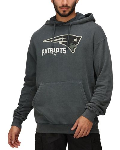 Re:Covered Kapuzenpullover Re:covered CHROME New England Patriots washed - Grau