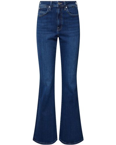 Mavi Weite SAMARA Flared Jeans - Blau