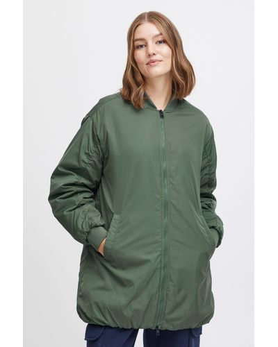 Oxmo Bomberjacke OXCamille coat - Grün