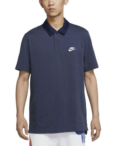 Nike Poloshirt Sportswear Rugby Polo Tee - Blau