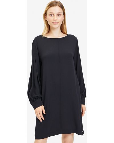 Tamaris A-Linien-Kleid mit Rundhalsausschnitt- NEUE KOLLEKTION - Blau