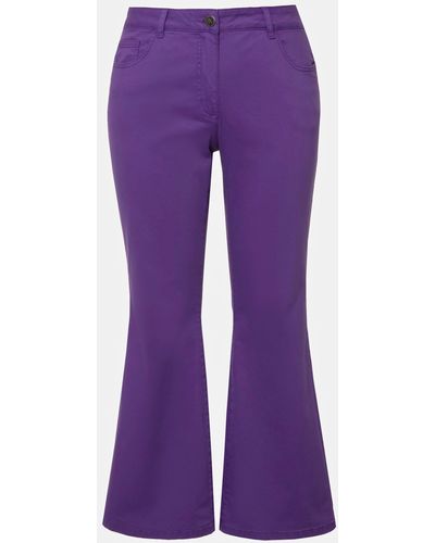 Angel of Style Color-Jeans weites Bein 5-Pocket - Lila