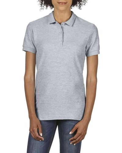 Gildan PREMIUM COTTON® Poloshirt T- Baumwolle Polo Shirt - Blau