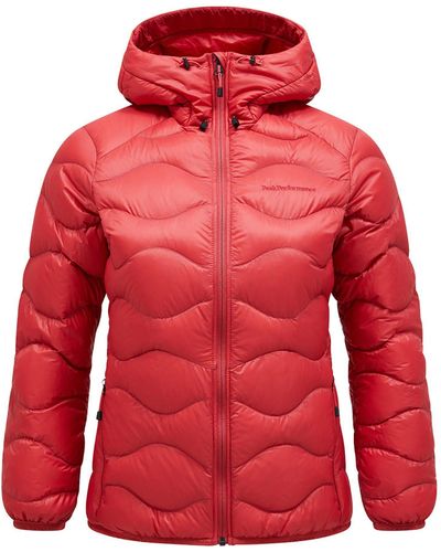 Peak Performance Winterjacke W Helium Down Hood Jacket - Rot