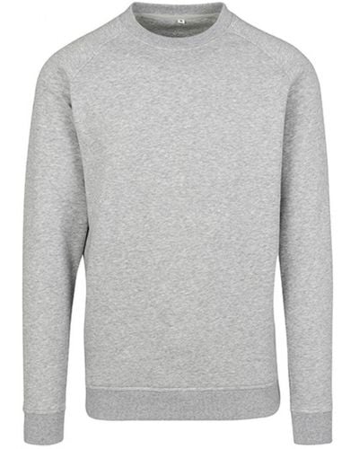 Build Your Brand Sweatshirt Raglan Sweat Crewneck - Grau