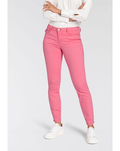 Hechter Paris 5-Pocket-Hose in angesagter Farbe - Pink