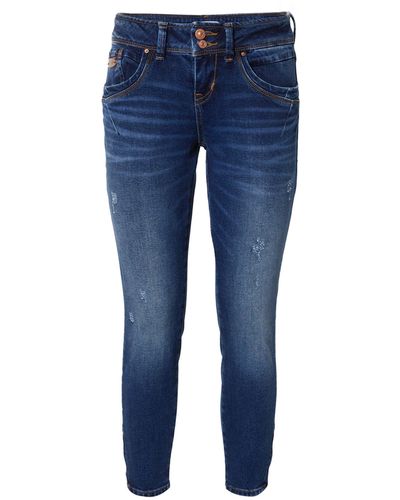 LTB 7/8-Jeans Senta (1-tlg) Plain/ohne Details, Weiteres Detail - Blau
