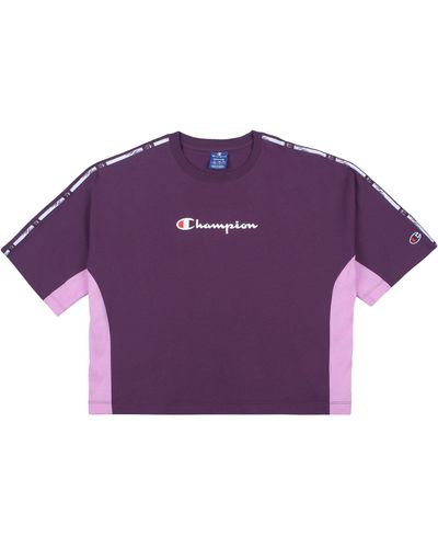 Champion - Crewneck T-Shirt 113345 - Lila