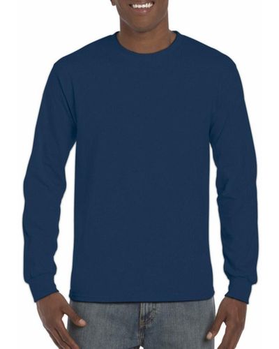 Gildan Langarmshirt Hammer Adult Long Sleeve T-Shirt - Blau
