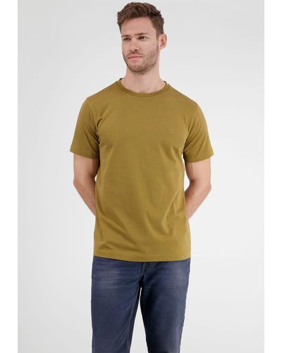 Lerros T-Shirt im Basic-Look - Grün