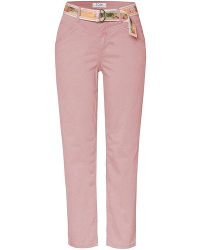 Toni Regular-fit-Jeans Liv 7/8 - Pink